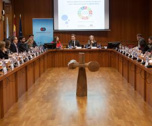 O director xeral de Relacións Exteriores e coa UE, Jesús Gamallo, presidiu esta mañá a reunión plenaria do Consello Galego de Cooperación para o Desenvolvemento